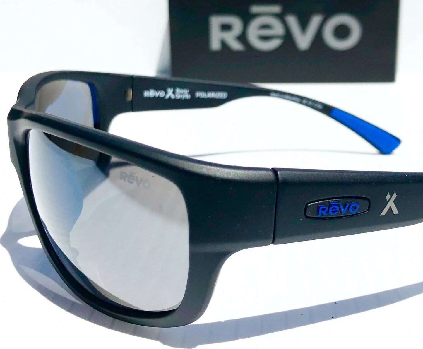 REVO CAPER BEAR GRYLLS Matte Black POLARIZED Gray Lens Sunglass RE 1092 01 GY