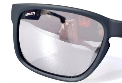 Carrera DUCATI CARDUC Shiny Black Frame Grey Mirror Lens Sunglass 001/S 08ATA