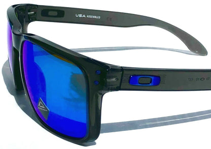 Oakley HOLBROOK XL in Grey Smoke Frame with POLARIZED PRIZM Sapphire Blue Lens Sunglass oo9417-09