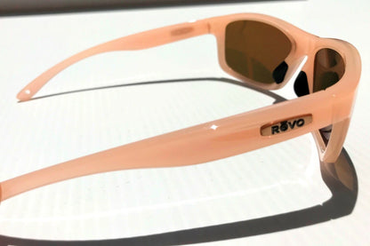 REVO HARNESS Blush Frame POLARIZED Champagne Glass Lens Sunglass RE 4071 10 CH