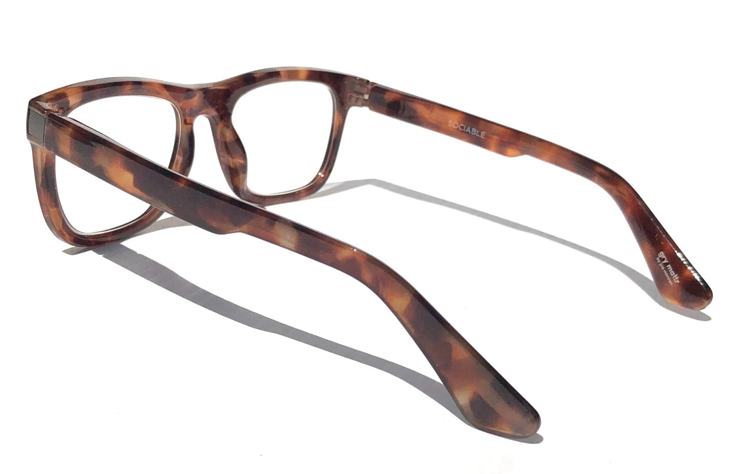 Gry Mattr DESIGNER READERS Tortoise Frame SOCIABLE Blue Light Blocking Eyewear