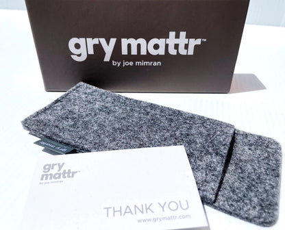 Gry Mattr DESIGNER SUN READERS CLEVER Shiny Black Bifocal Sunglass