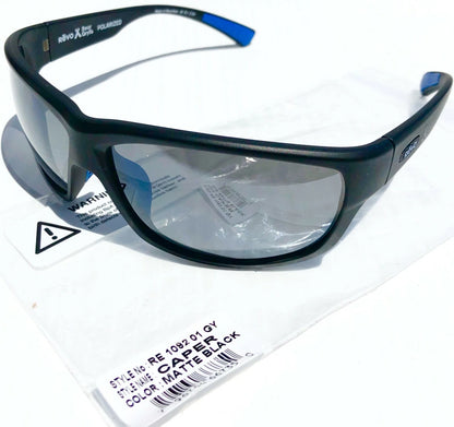 REVO CAPER BEAR GRYLLS Matte Black POLARIZED Gray Lens Sunglass RE 1092 01 GY