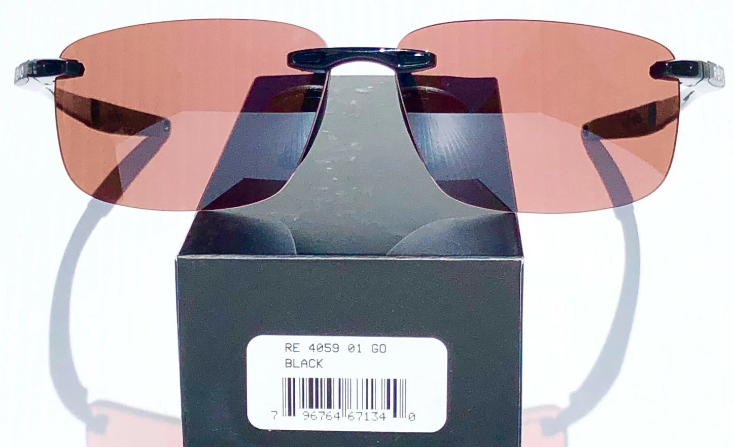 REVO DESCEND N Black POLARIZED Brown Golf Lens Sunglass RE 4059 01 GO