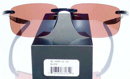 REVO DESCEND N Black POLARIZED Brown Golf Lens Sunglass RE 4059 01 GO