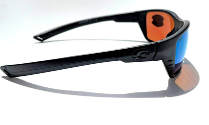 COSTA Del Mar WHITETIP Blackout POLARIZED Green Mirror 580P Lens Sunglass WTP01 OGMP