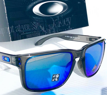 Oakley HOLBROOK XL in Grey Smoke Frame with POLARIZED PRIZM Sapphire Blue Lens Sunglass oo9417-09