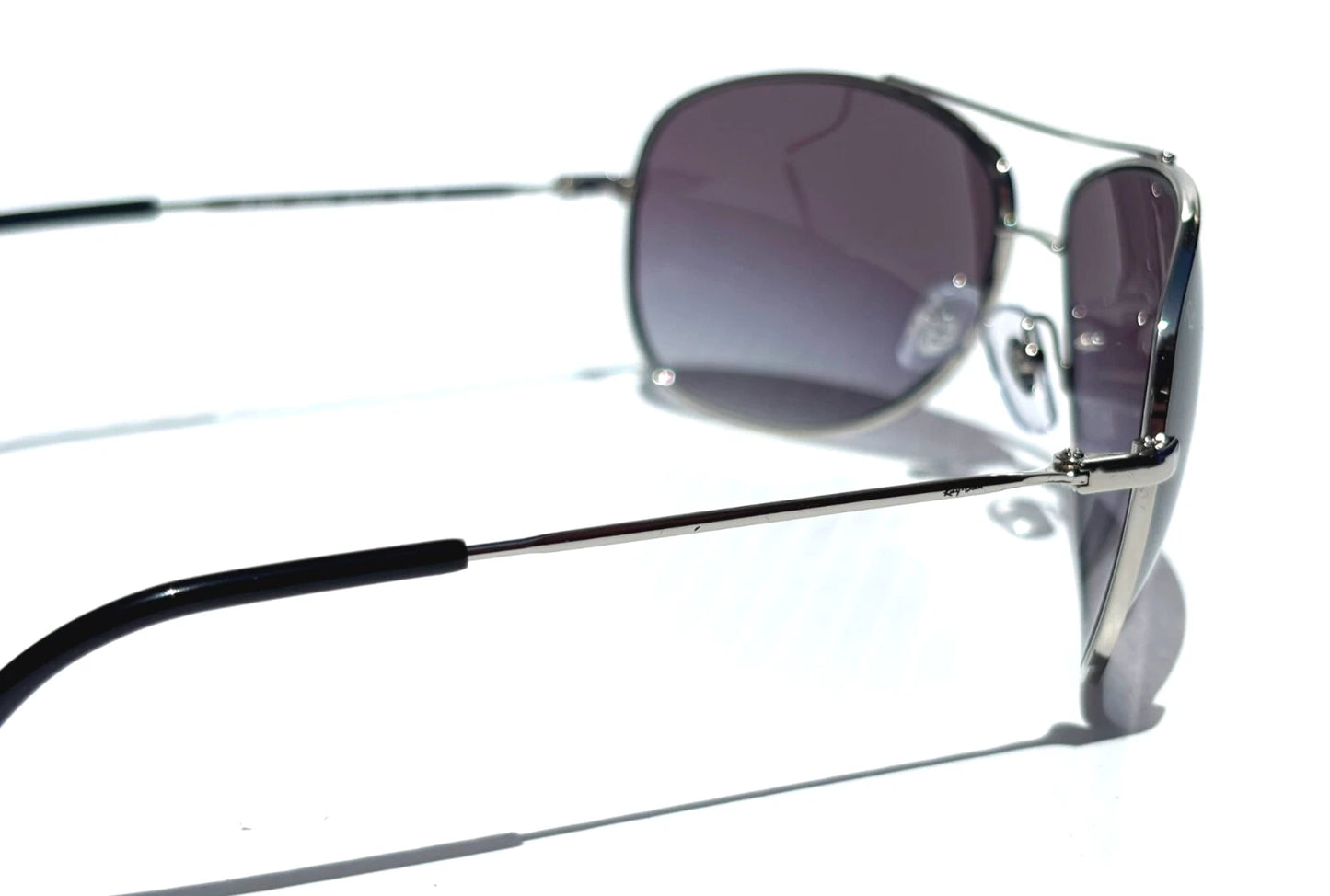 Ray Ban AVIATOR Silver Frame Grey Gradient Lens Sunglass RB3293 003/8G