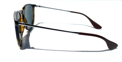 Ray Ban ERIKA Tortoise Frame Dark Green Grey Lens Sunglass RB 4171 710/71