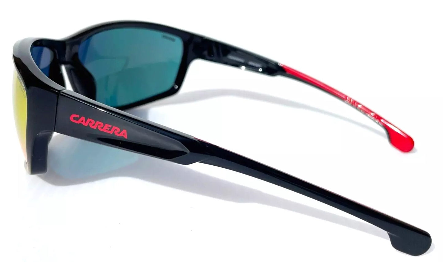 Carrera DUCATI CARDUC Shiny Black Frame Red Mirror Lens Sunglass 002/S 0A4UZ