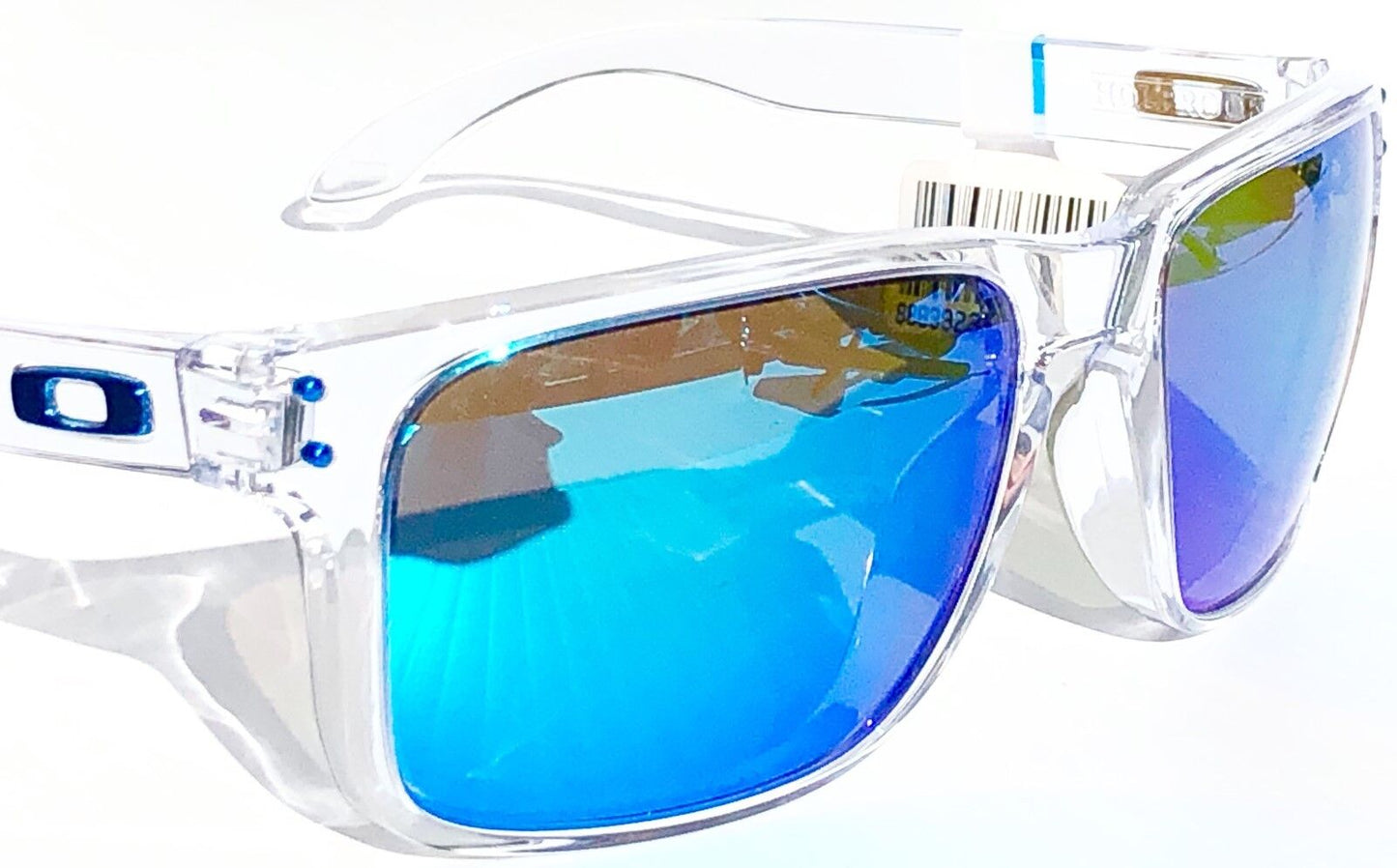 Oakley HOLBROOK XL in Clear Frame with POLARIZED PRIZM Sapphire Blue Lens Sunglass oo9417-07