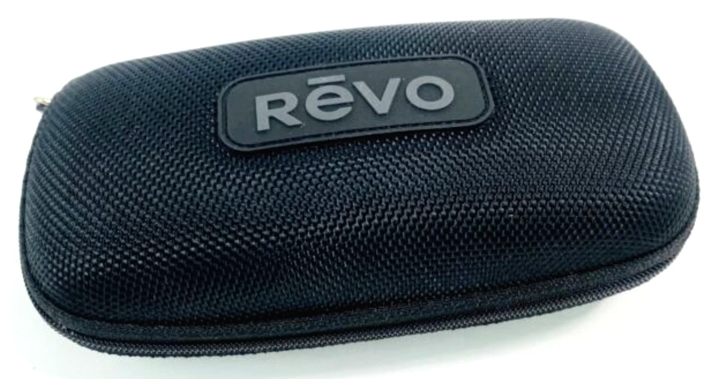 REVO JASPER Black Matte POLARIZED Blue GLASS Lens Sunglasses RE 1111 01 H2O