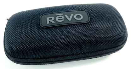 REVO JASPER Black Matte POLARIZED Blue GLASS Lens Sunglasses RE 1111 01 H2O