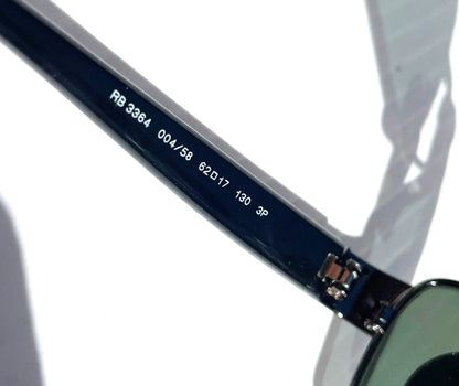 Ray Ban Gunmetal Frame with POLARIZED Dark Green Lens Sunglass RB 3364 004/58