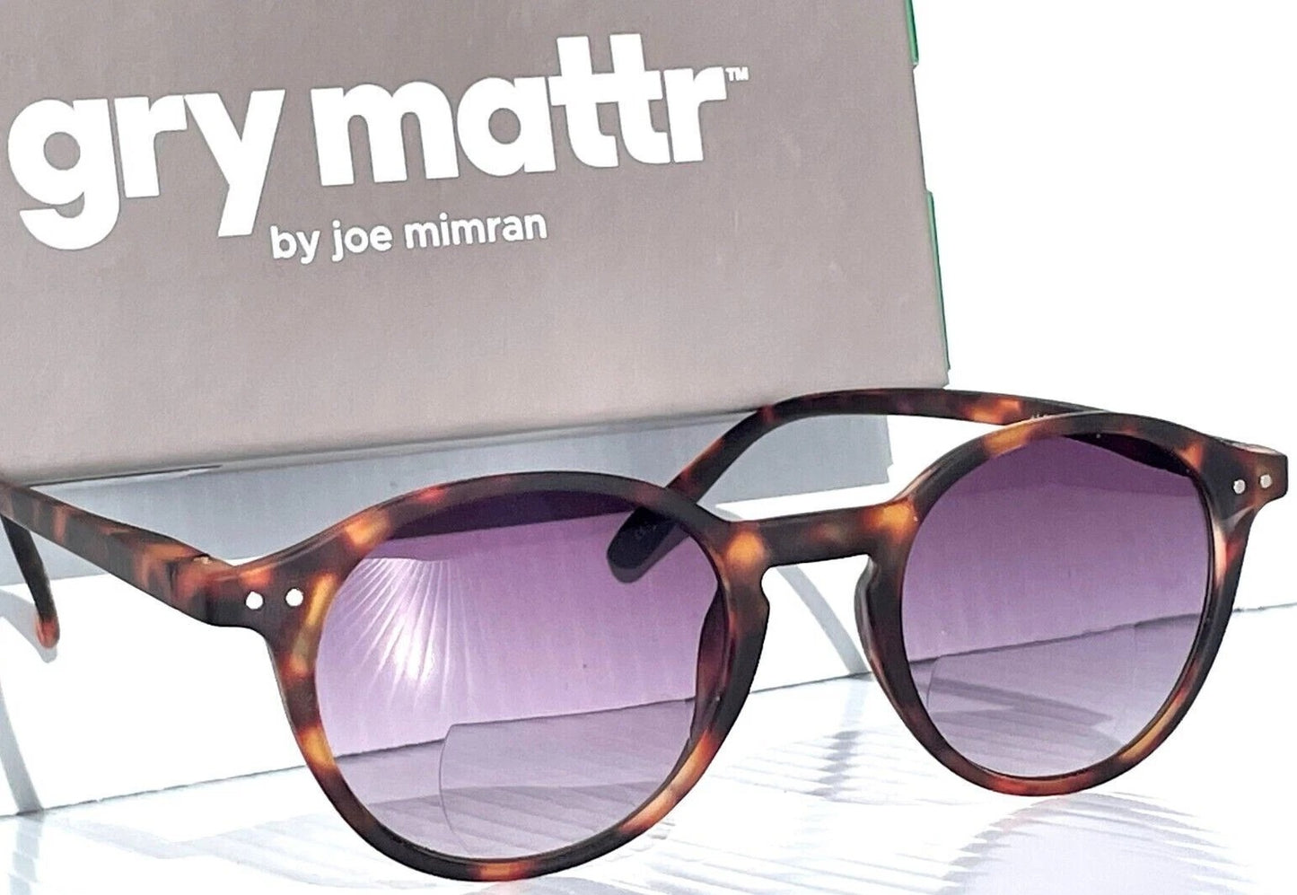 Gry Mattr DESIGNER SUN READERS CREATIVE Matte Tokyo Tortoise Bifocal Sunglass