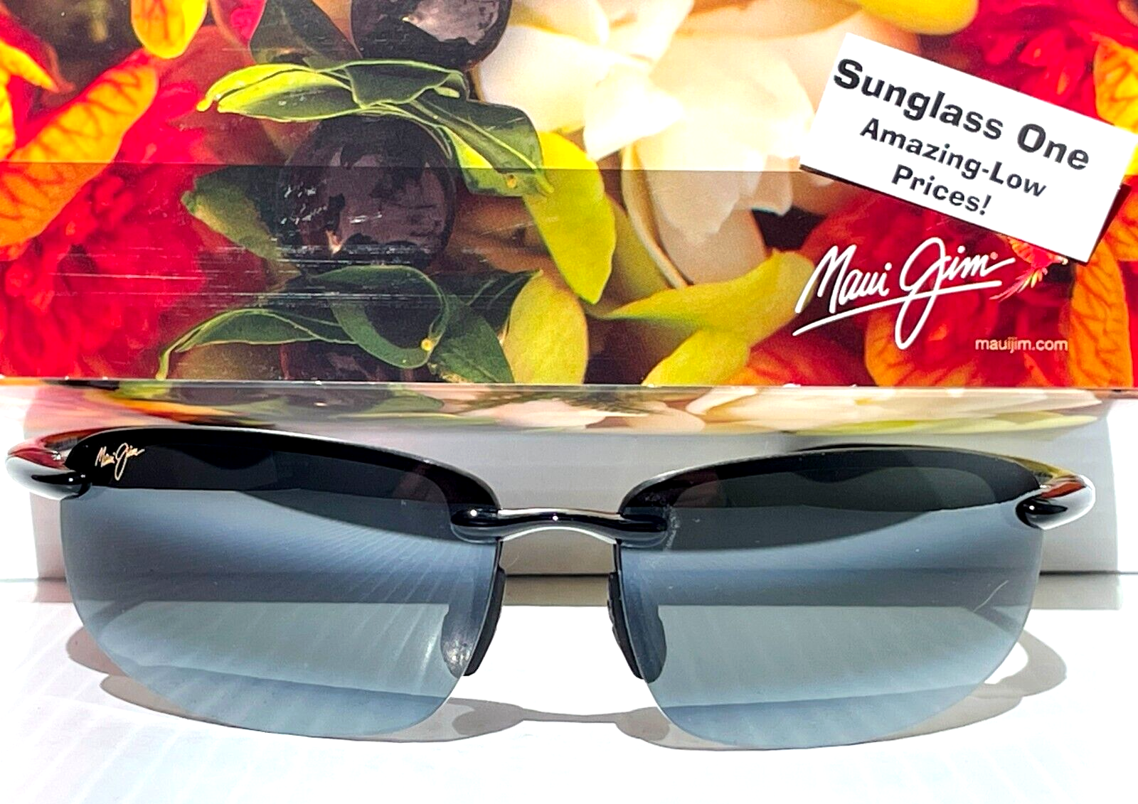 Sunglasses Maui Jim Mj 407 Maui Jim HOOKIPA Gloss Black POLARIZED