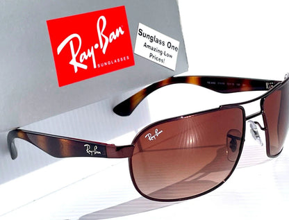 Ray Ban Bronze Tortoise UV PROTECTION Bronze Gradient Lens Sunglass RB3492 014/85