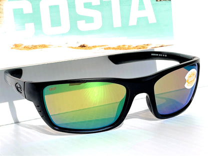 COSTA Del Mar WHITETIP Blackout POLARIZED Green Mirror 580P Lens Sunglass WTP01 OGMP
