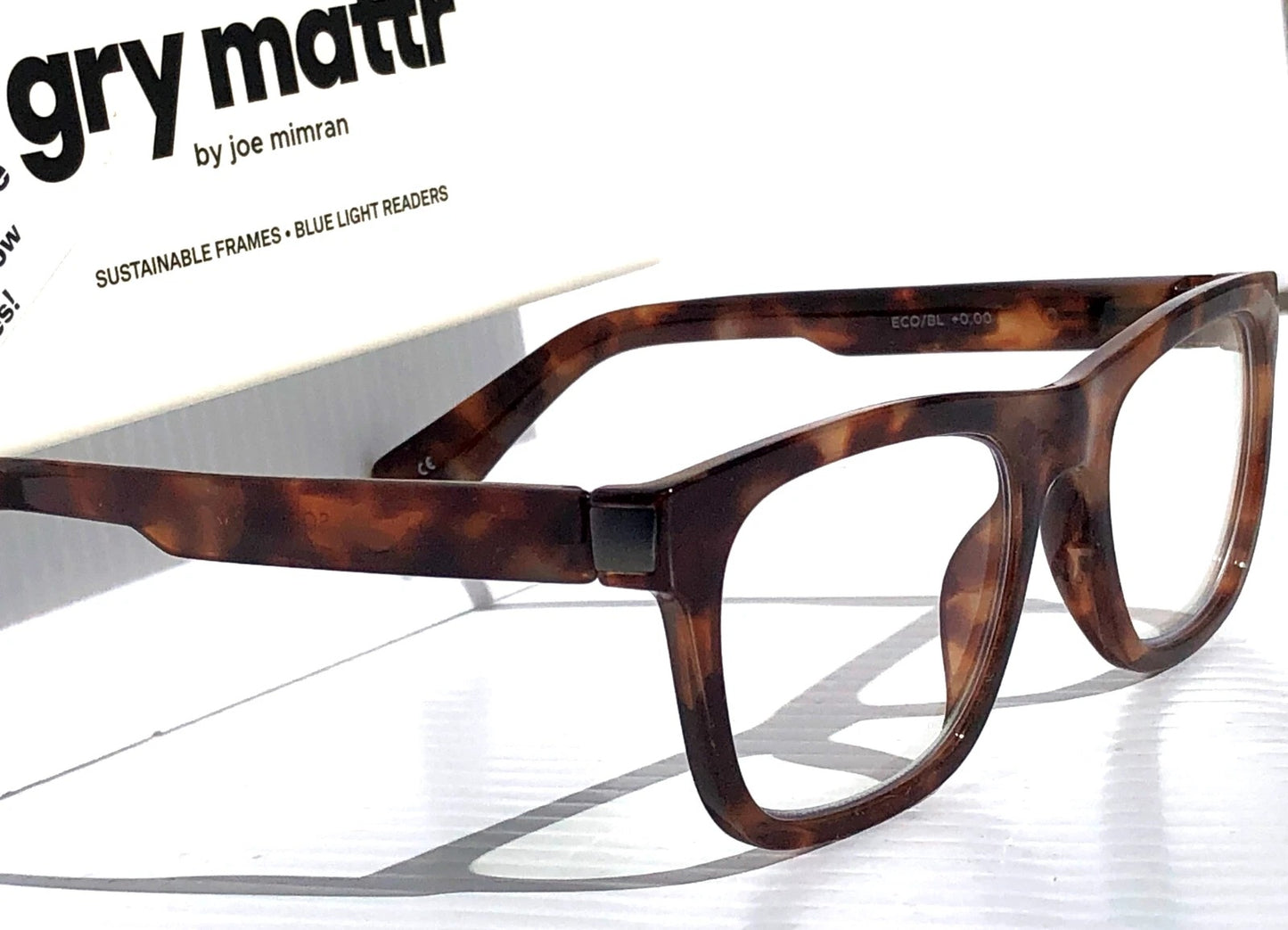 Gry Mattr DESIGNER READERS Tortoise Frame SOCIABLE Blue Light Blocking Eyewear