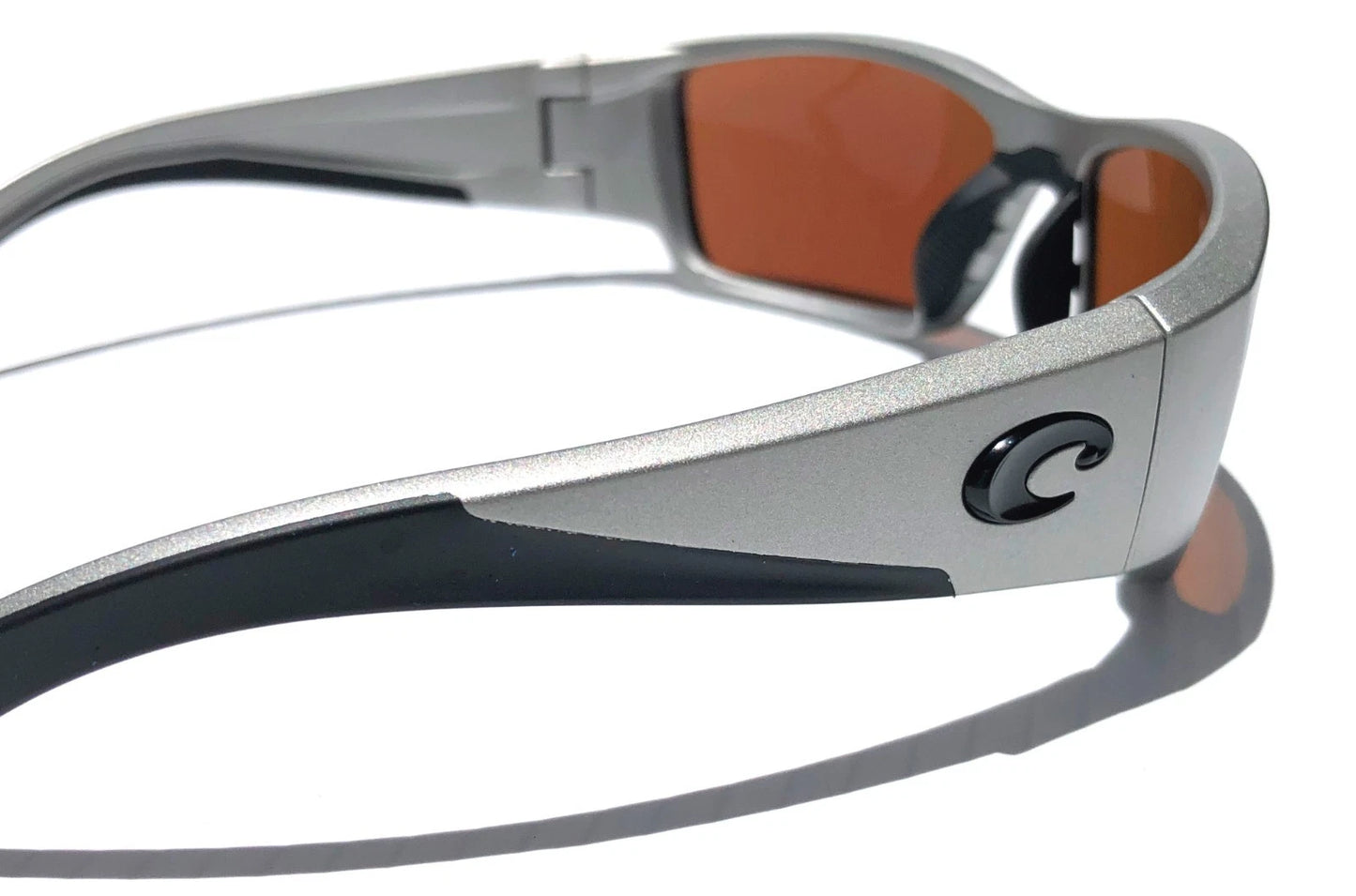 Costa CORBINA PRO Silver Metallic POLARIZED Green 580G GLASS Lens Sunglass 9109-07