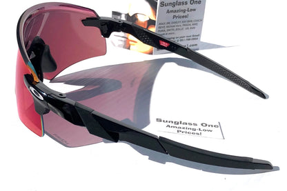 Oakley ENCODER Shiny Black Frame PRIZM Field Red Lens Sunglass oo9471-02