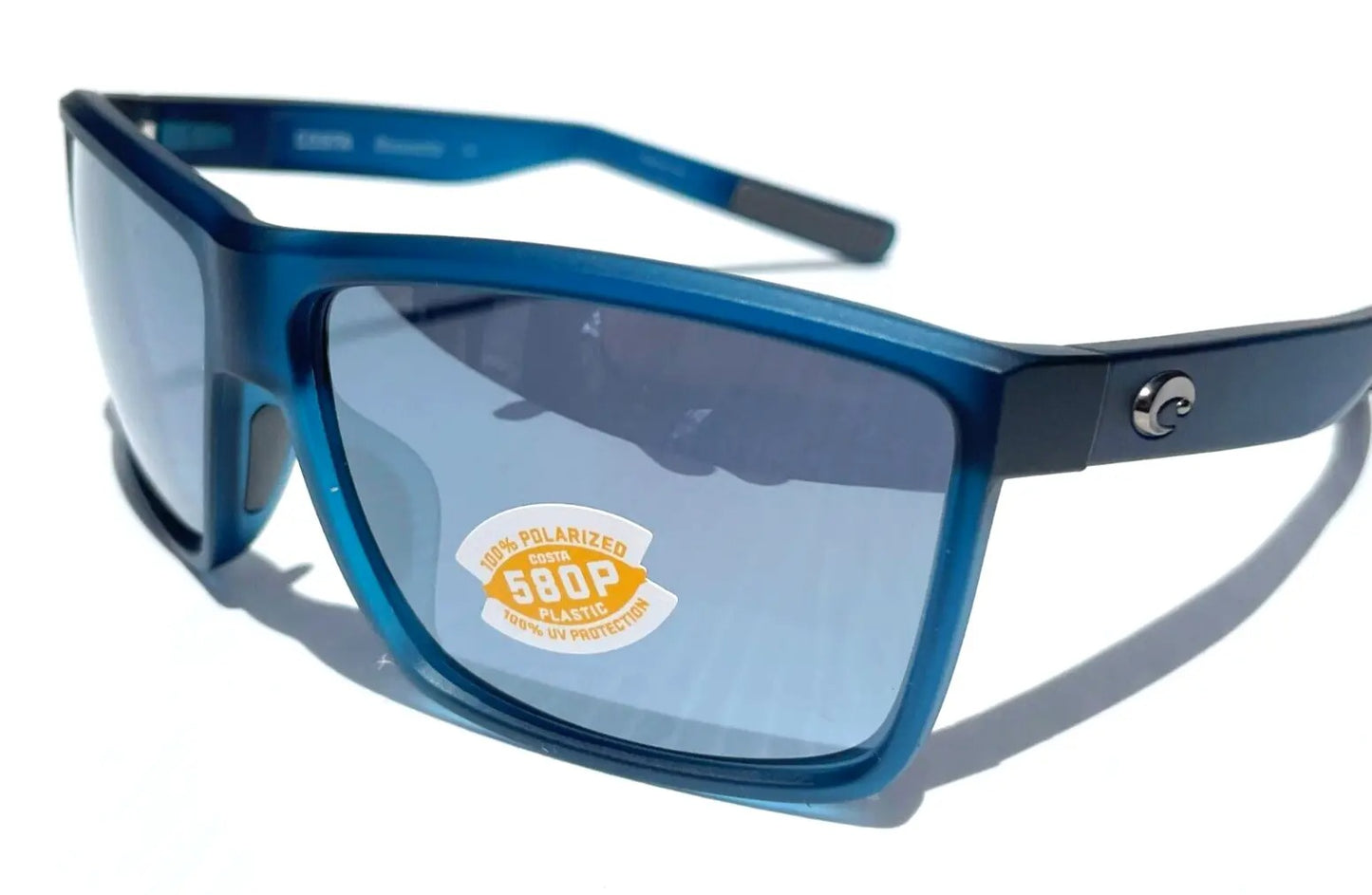 Costa Del Mar RINCONCITO Matte Atlantic Blue POLARIZED Grey Mirror 580P Lens Sunglass RIC 177