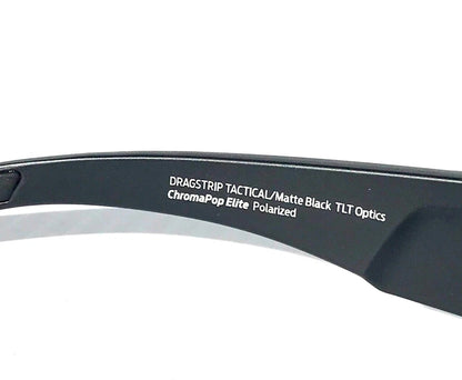 Smith Optics DRAGSTRIP TACTICAL Matte Black Frame ChromaPop POLARIZED Gray Green Lens Sunglass
