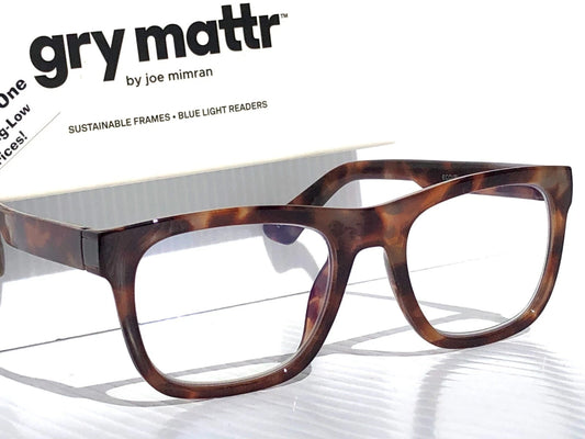 Gry Mattr DESIGNER READERS Tortoise Frame SOCIABLE Blue Light Blocking Eyewear