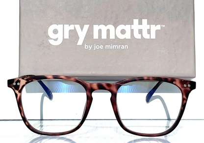 Gry Mattr DESIGNER READERS Matte Tortoise SUAVE Blue Light Blocking Eyewear