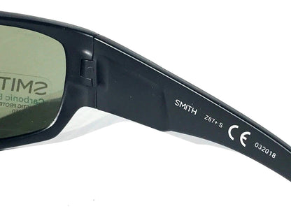 Smith Optics DRAGSTRIP TACTICAL Matte Black Frame ChromaPop POLARIZED Gray Green Lens Sunglass