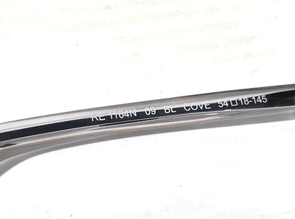 REVO COVE Shiny Crystal Clear POLARIZED Blue Lens Sunglass RE 1164N 09 BL