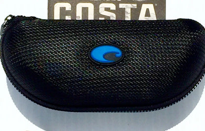 Costa Del Mar TAILFIN Matte Black POLARIZED Green Mirror 580P Lens Sunglass 9113-07 57mm