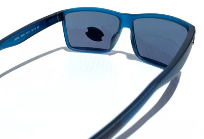 Costa Del Mar RINCONCITO Matte Atlantic Blue POLARIZED Grey Mirror 580P Lens Sunglass RIC 177