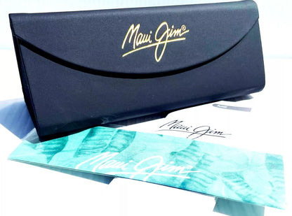 Maui Jim VIOLET LAKE Transparent Clear Frame POLARIZED Maui Blue Lens Sunglass B843-11