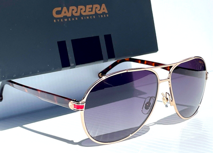 CARRERA Polished Gold Tortoise Frame Grey Lens Sunglass 1051/S 06J9O