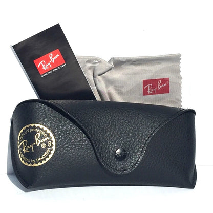Ray Ban BALORAMA Matte Havana Frame Dark Blue Lens Sunglass RB 4089 894/56