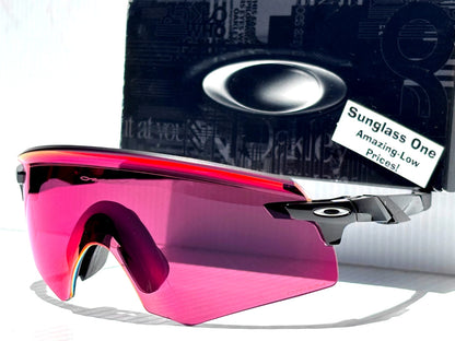 Oakley ENCODER Shiny Black Frame PRIZM Field Red Lens Sunglass oo9471-02