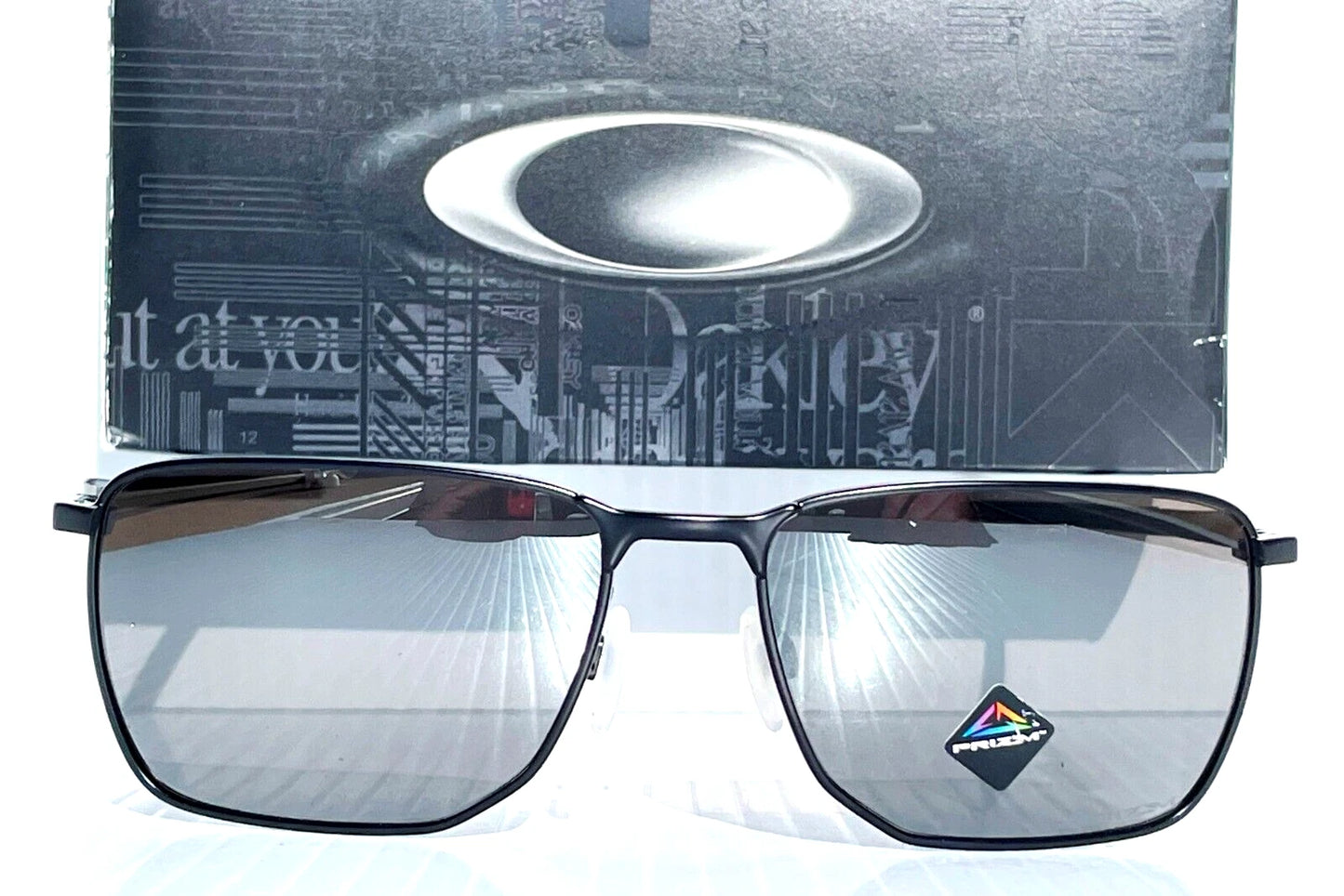 Oakley EJECTOR Satin Black Frame PRIZM Black Lens Sunglass oo4142-01