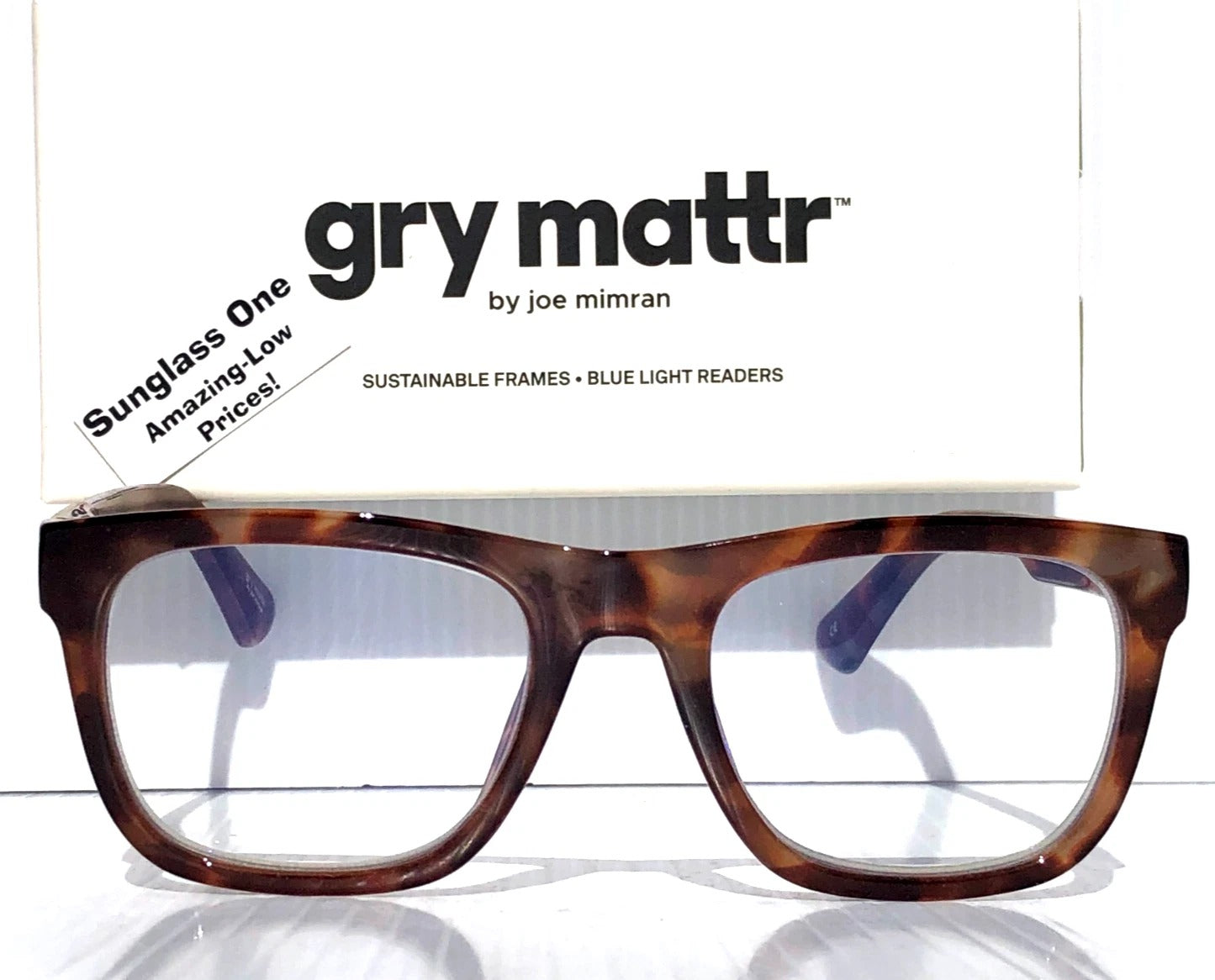 Gry Mattr DESIGNER READERS Tortoise Frame SOCIABLE Blue Light Blocking Eyewear