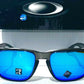 Oakley HOLBROOK XL in Grey Smoke Frame with POLARIZED PRIZM Sapphire Blue Lens Sunglass oo9417-09