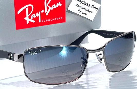 Ray Ban Gunmetal UV PROTECTIVE Gradient Blue Grey Lens Sunglass RB 3478