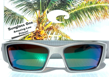 Costa CORBINA PRO Silver Metallic POLARIZED Green 580G GLASS Lens Sunglass 9109-07