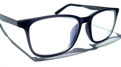 Gry Mattr DESIGNER READERS Slate Grey Frame WITTY Blue Light Blocking Eyewear