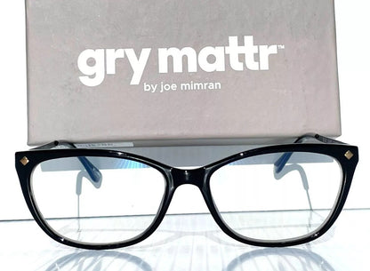 Gry Mattr DESIGNER READERS Polished Black DILIGENT Blue Light Blocking Eyewear