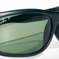 Ray Ban Sports Wrap Matte Black Frame POLARIZED Green Lens Sunglass RB 4033 601S