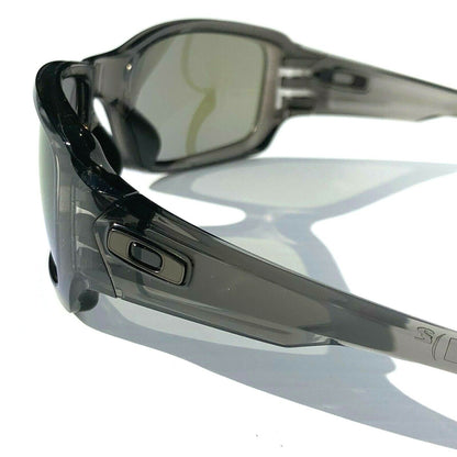 Oakley FIVES Squared in Grey Smoke Frames POLARIZED Galaxy Blue Lens Sunglass oo9238-04 - Two-Lens Bundle!