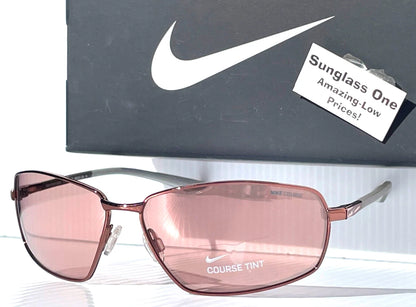 NIKE PIVOT EIGHT Shiny Walnut Frame Electric Course Tint Lens Sunglass EV1089 220