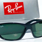 Ray Ban Polished Black 63mm Frame G-15 Grey Green Lens Sunglasses RB 4188 601/71