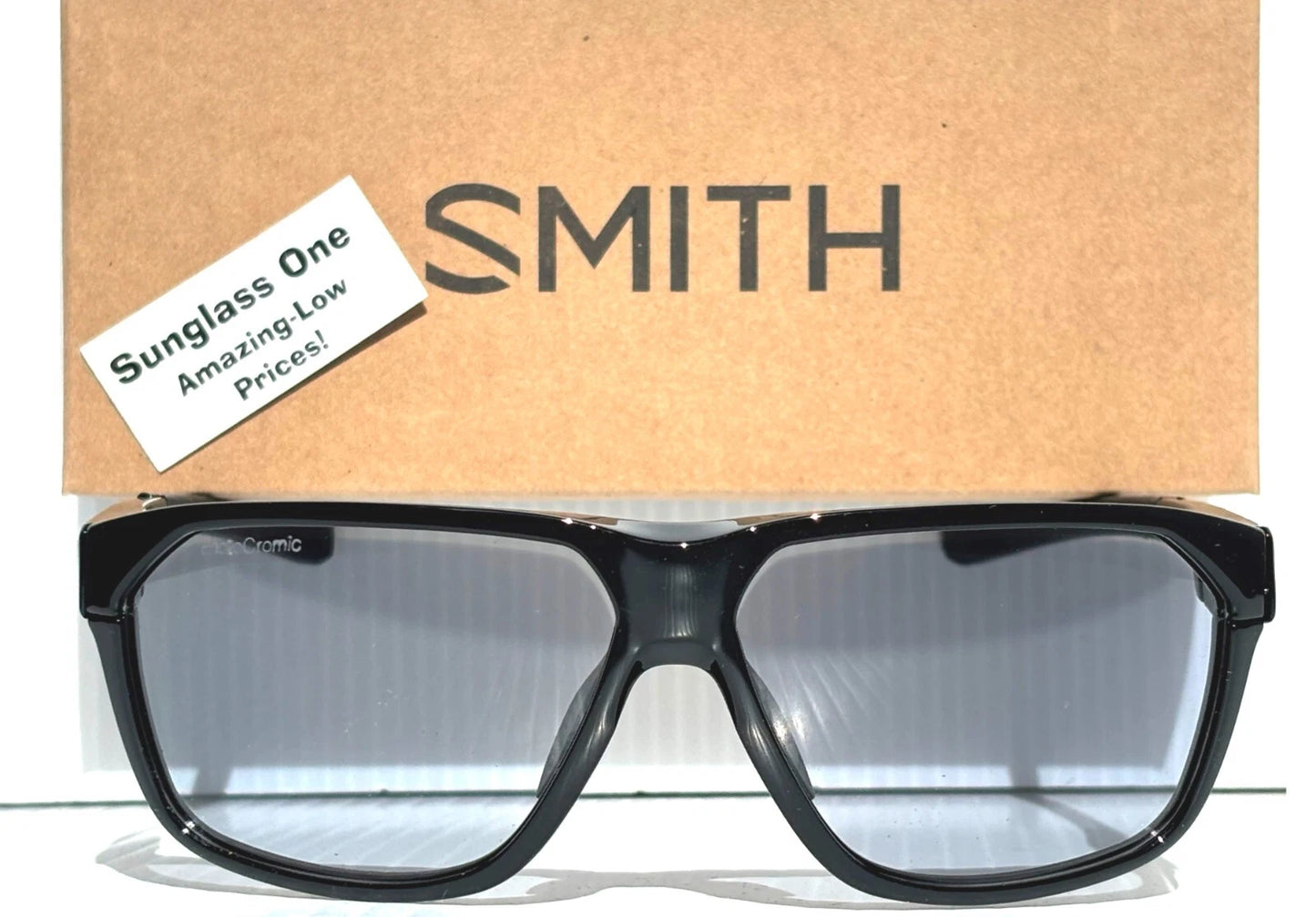 Smith Optics LEADOUT PIVLOCK Black ChromaPop Photochromic Clear Grey Lens Sunglass