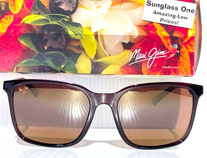 Maui Jim WILD COAST Rootbeer Frame POLARIZED Bronze GLASS Lens Sunglass H756-26C